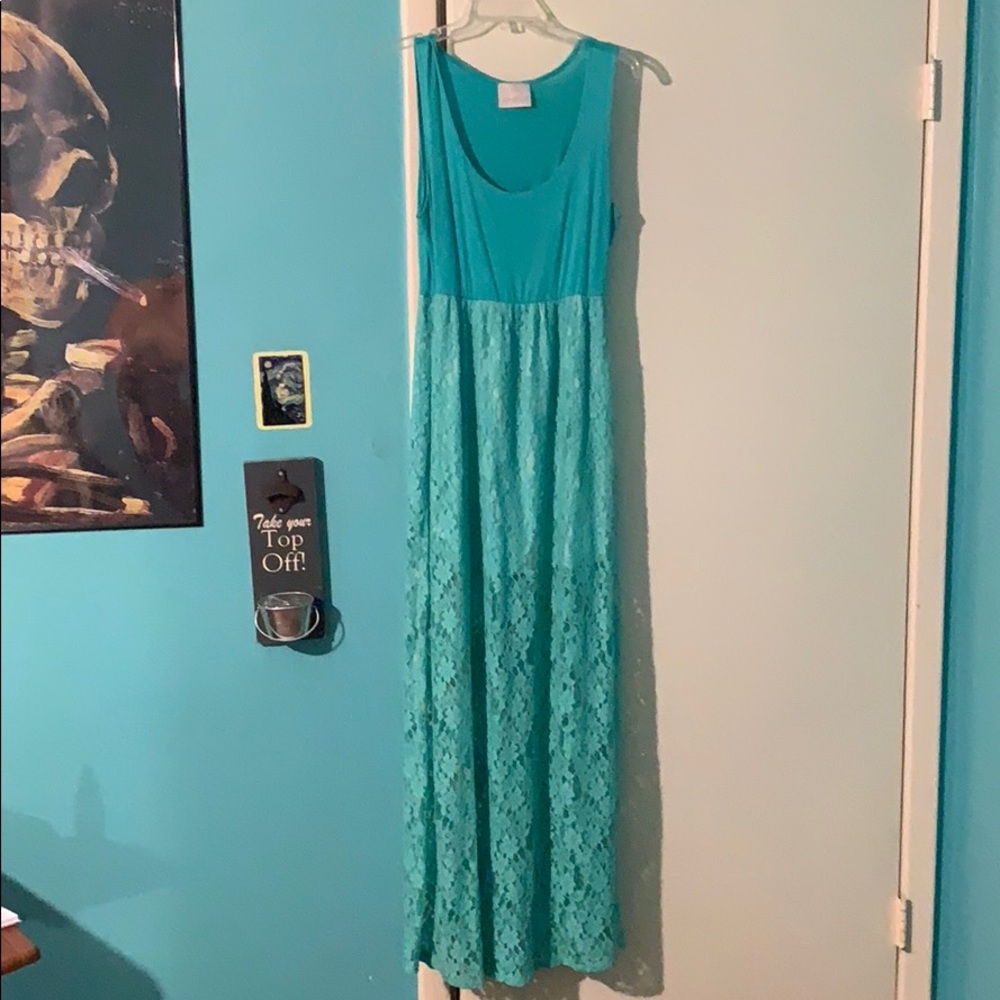 Beautiful lace bottom dress